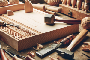 Los secretos de la artesanía en los muebles de pino tallados.