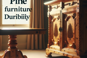 Los secretos de la durabilidad de los muebles de pino.