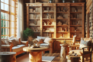 ¡Crea un ambiente acogedor con muebles de pino en tu sala de estar! ¡Crea un ambiente acogedor con muebles de pino en tu sala de estar!