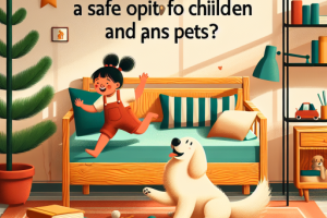 ¿Son los muebles de pino una opción segura para niños y mascotas?